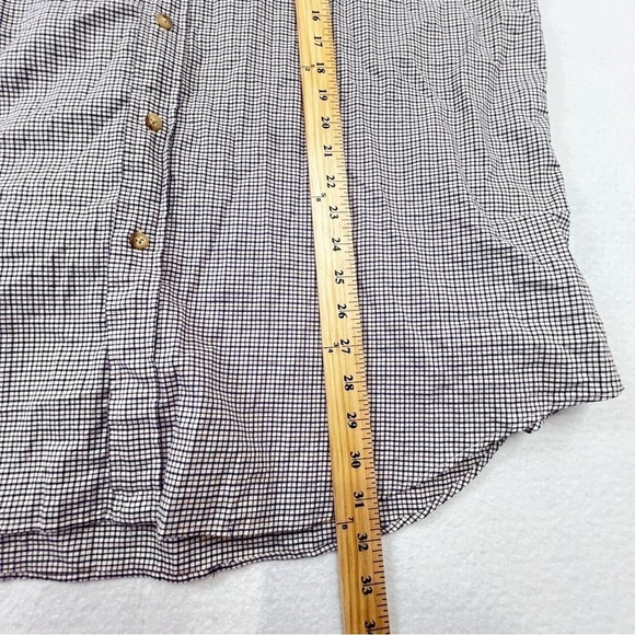 Polo Ralph Lauren Plaid Button Down Shirt XXL Blue White Long Sleeve Classic Fit - Picture 5 of 8